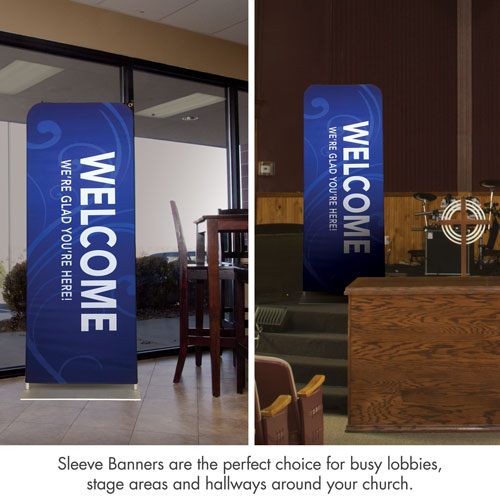 Banners, Easter, Empty Tomb Open, 2'7 x 6'7 3
