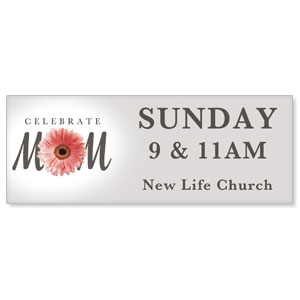 Mom Flower 3 x 8 ImpactBanners