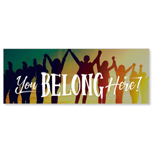 BTCS You Belong Here - 3x8 Stock Outdoor Banners