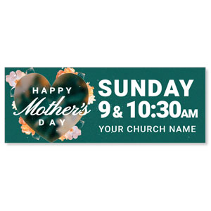 Mother's Day Floral Heart ImpactBanners
