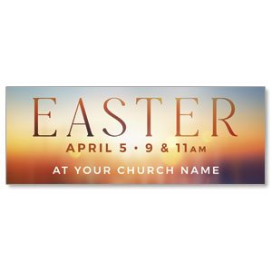 Easter Soft Sunrise ImpactBanners