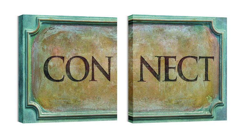 Wall Art, Directional, Mod Connect Pair 1, 24 x 24