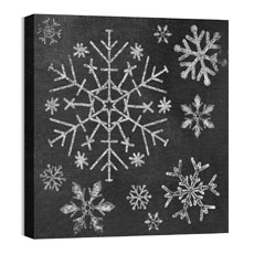 Mod Chalk Snowflakes 