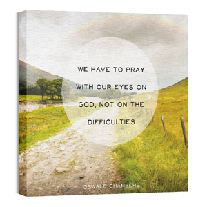 Chambers Pray 24 x 24 Canvas Prints