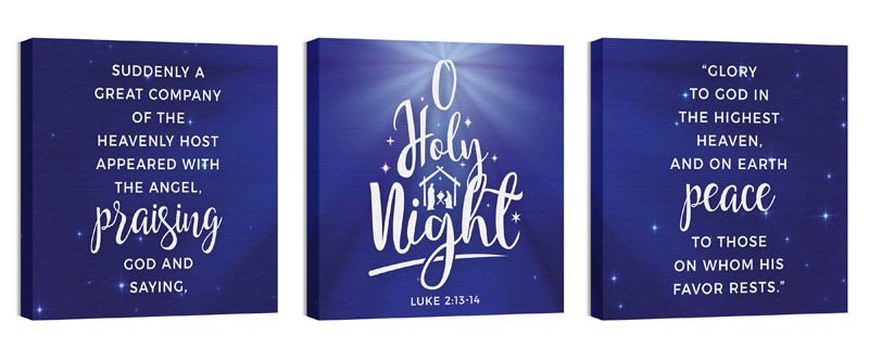 Undefined, Christmas, O Holy Night Triptych