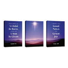 Advent Celebrate the Season Triptych 