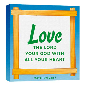 Adventure Kids Love The Lord 36 x 36 Canvas Prints