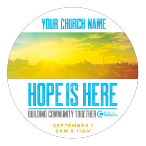 BTCS Hope is Here Sunrise Circle InviteCards 