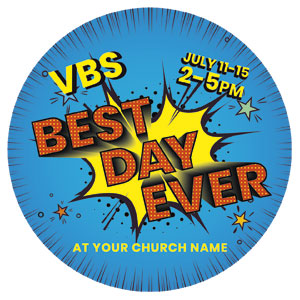 Best Day Ever Circle InviteCards 