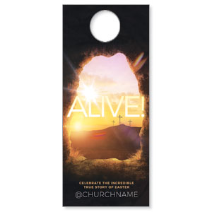 Alive Sunrise Tomb DoorHangers