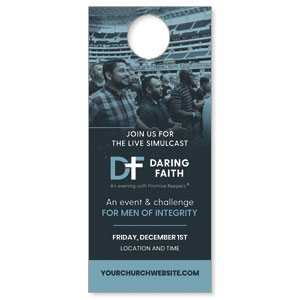 PK Daring Faith Simulcast Stadium DoorHangers