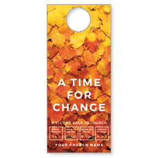 A Time for Change Fall Leaves 