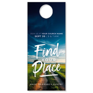 BTCS Find Your Place DoorHangers