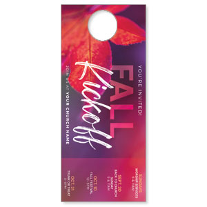 Fall Kickoff Leaf DoorHangers