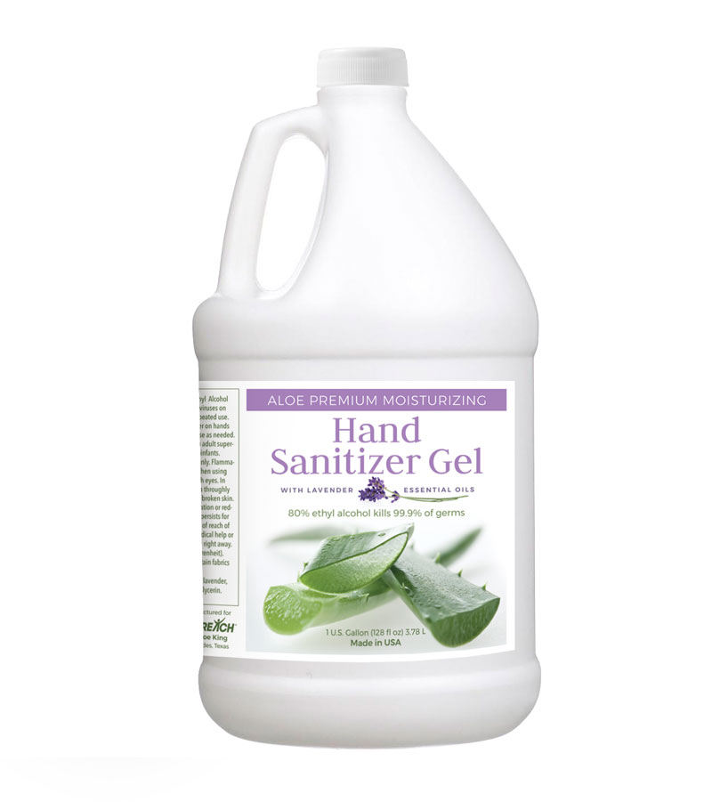 Safety Products, Safety, Gel Aloe Hand Sanitizer with Lavender in 1 Gallon Container (Single)