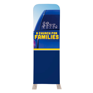 Church for Families  2' x 6' Sleeve Banner