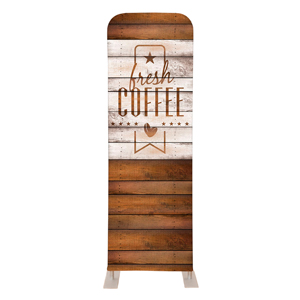Barn Wood Coffee 2' x 6' Sleeve Banner