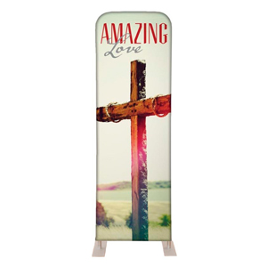 Amazing Love Cross 2' x 6' Sleeve Banner