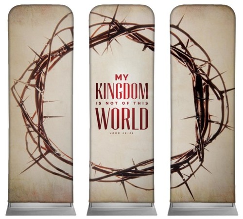 Banners, Easter, My Kingdom Triptych, 2' x 6'