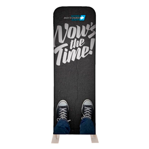 Back to Church Sunday: Nows the Time 2' x 6' Sleeve Banner