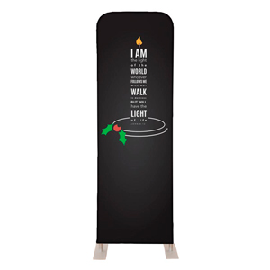 Light of the World Candle 2' x 6' Sleeve Banner