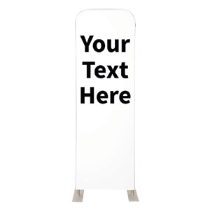 Build Your Design Black 2' x 6' Sleeve Banner