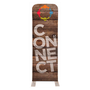Shiplap Connect Natural 2' x 6' Sleeve Banner
