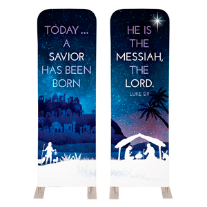 Bethlehem Blue 2' x 6' Sleeve Banner