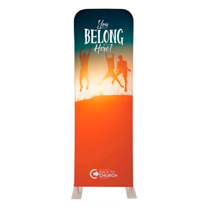 BTCS You Belong Here Kids 2' x 6' Sleeve Banner