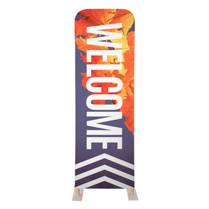 Chevron Welcome Fall 2' x 6' Sleeve Banner