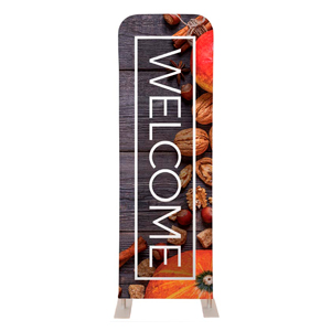 Wooden Slats Fall 2' x 6' Sleeve Banner