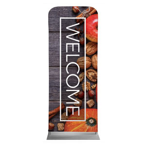 Wooden Slats Fall 2'7" x 6'7" Sleeve Banners