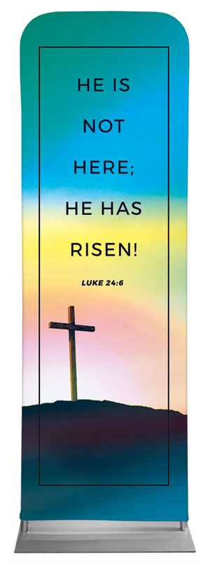 Banners, Bold Easter Calvary Hill Cross, 2' x 6'