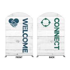 Shiplap Welcome Connect White 