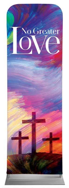 Banners, Easter, No Greater Love, 2' x 6'
