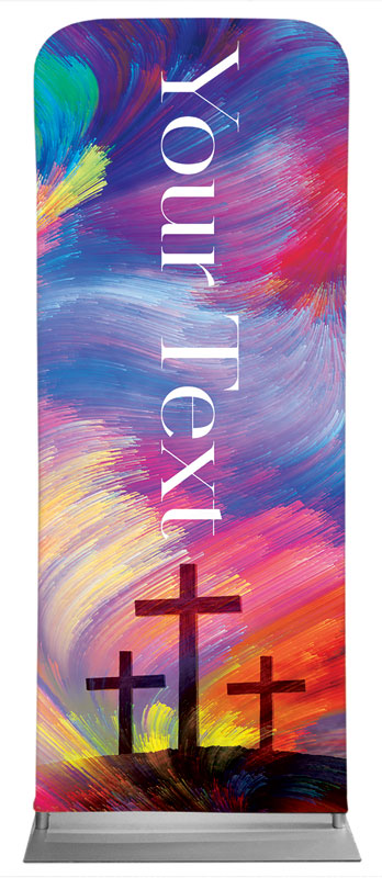 Banners, Easter, No Greater Love Your Text, 2'7 x 6'7