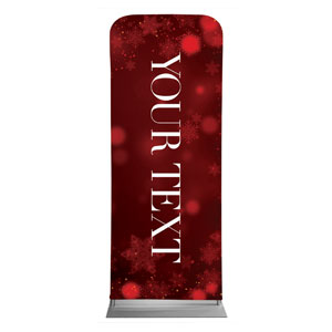 Peace Be With You Red Your Text 2'7" x 6'7" Sleeve Banners