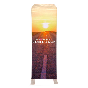 Comeback Sunrise 2' x 6' Sleeve Banner