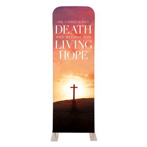 Living Hope Sunrise 2' x 6' Sleeve Banner