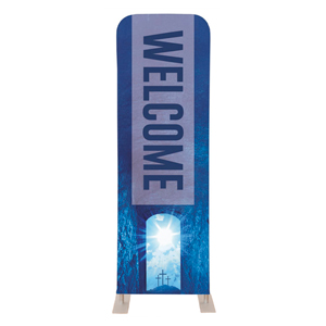 He Is Risen Stairs 2' x 6' Sleeve Banner