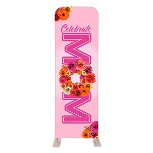 Celebrate Mom Pink 2' x 6' Sleeve Banner