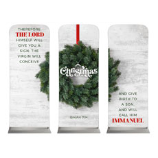 Christmas At Wreath Triptych 