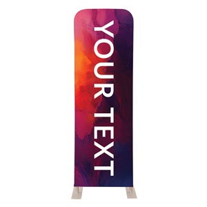 Vibrant Paint Your Text 2' x 6' Sleeve Banner
