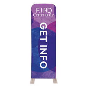 Find Your Community Get Info 2' x 6' Sleeve Banner