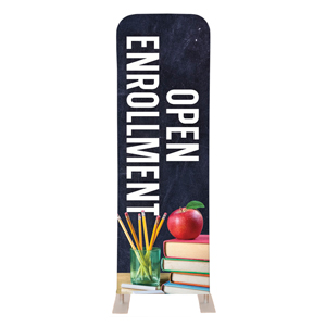 Open Enrollment Time 2' x 6' Sleeve Banner