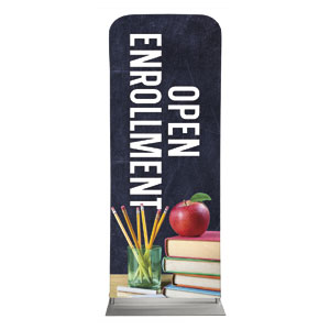 Open Enrollment Time 2'7" x 6'7" Sleeve Banners