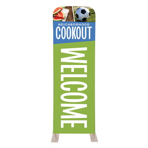 Neighborhood Cookout Activities 2' x 6' Sleeve Banner