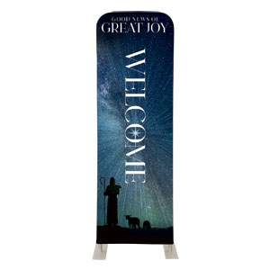 Great Joy Sky 2' x 6' Sleeve Banner