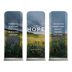 Easter Brings Hope Flowers Triptych 