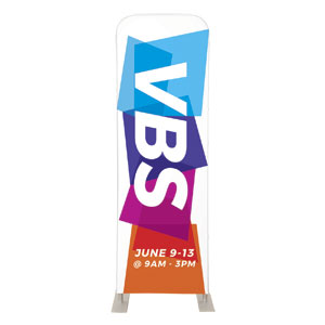Vibrant Shapes VBS 2' x 6' Sleeve Banner